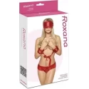 Niegrzeczny zestaw -stringi, maska i kajdanki Naughty set (2 kolory)