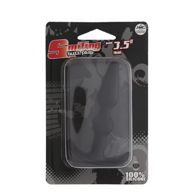 T-SHAPE SILICONE BUTT PLUG BLACK
