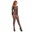 Seksowne bodystocking z długim rękawem