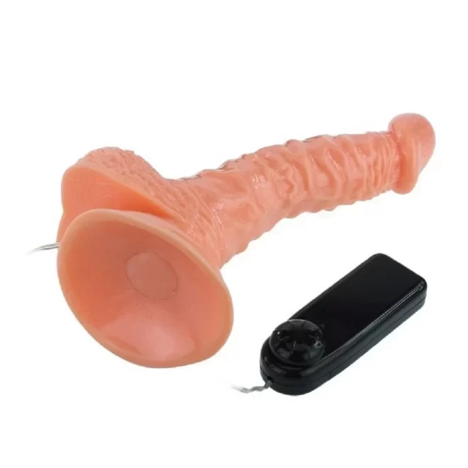 Dildo with multi speed rotation, flesh