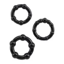 Get lock beaded cock rings-black