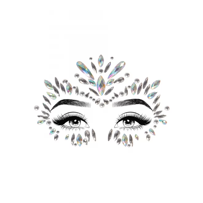 Iris face jewels sticker