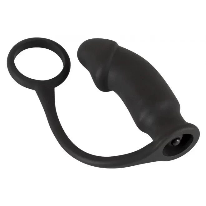 Black velvets ring + plug
