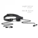 Ball Gag With Nipple Clamps
