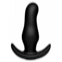 Thump-it curved silicone butt plug