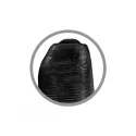 King cock uncut cock 15.25 cm. (6.00 inch) - black