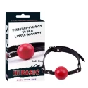 Red ball gag