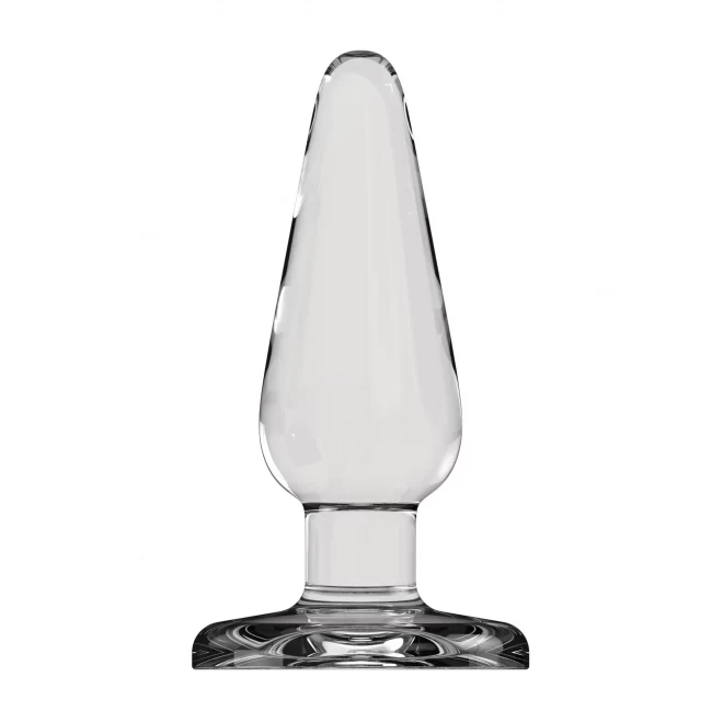 Butt plug - basic - 5 inch - glass