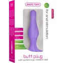 Butt plug with suction cup - medium