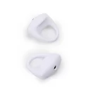 Pierścień-LIT-UP SILICONE STIMU RING 8 WHITE