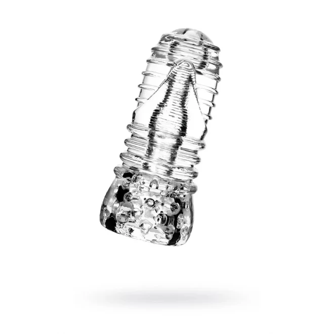 Masturbator-Lingam by Toyfa SAVITRI 880104 Massager TPE, 15 cm.