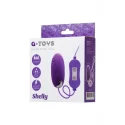 A-TOYS SHELLY Vibroegg with remote control purple Silicone