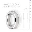 Metalowy ring na penisa - Sinner Gear Metalen Cockring 44mm
