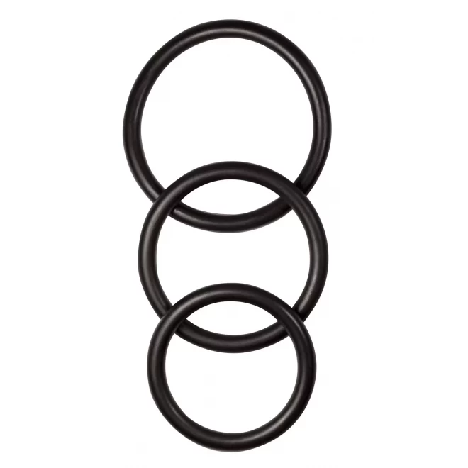Rubber cock ring 3-pack