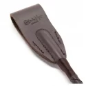 Coco de mer leather riding crop brown