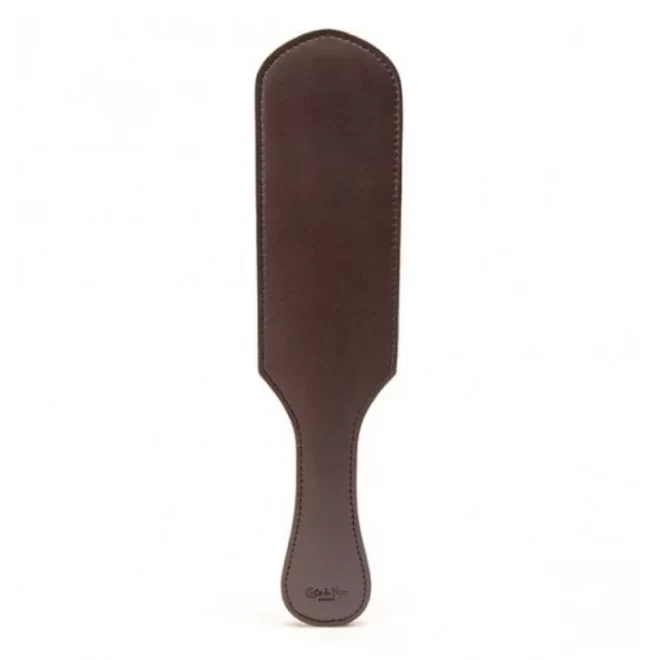 Coco de mer leather paddle brown