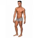 Micro mini short-white/black-x-large