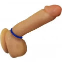 Blue line c&b gear silicone cock ring set - blue