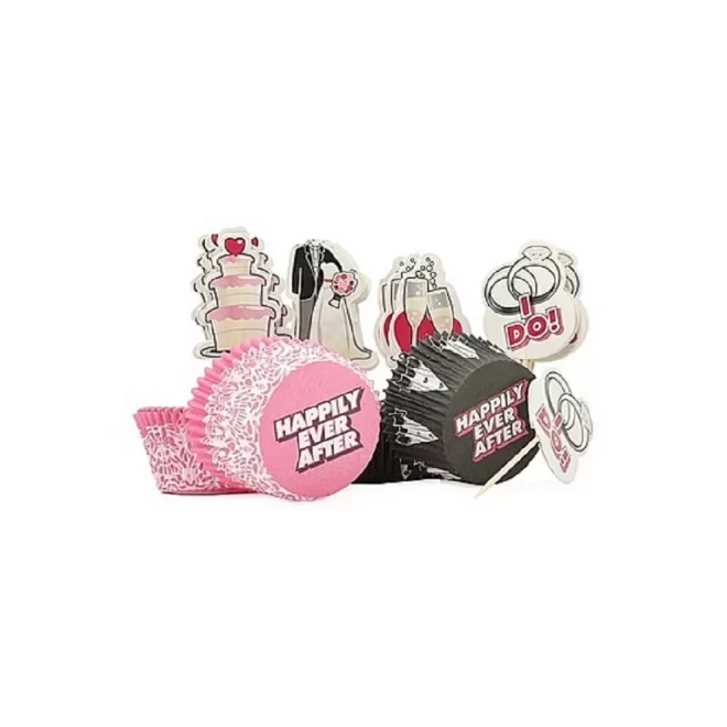 Cupcake set, bridal