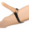 Uprząż na udo Leather strap on dildo harness Strict Leather