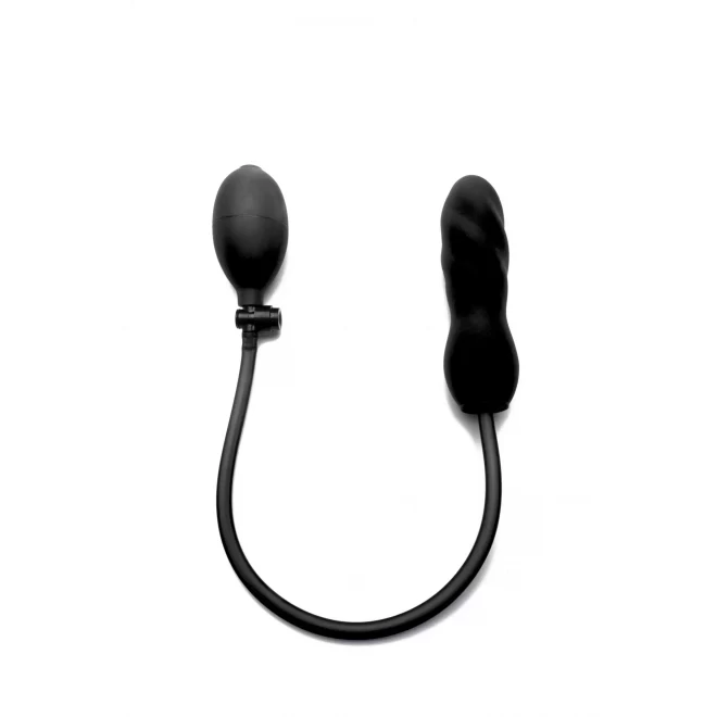 Inflatable silicone twist