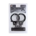 Bondx Metal Cuffs & Love Rope Set - Black