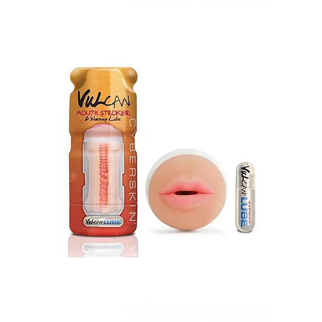 Vulcan mouth stroker w/ warming lube