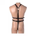 Strict male body harness