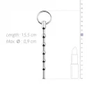 Beaded Solid Metal Dilator With Pull Ring