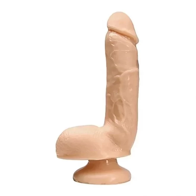 Realistyczne dildo z jądrami i przyssawką Star Performers Series - Man Attraction