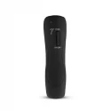 7 Speeds Silicone Anal Vibrator in Black Color
