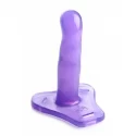 Comfort Ride Strap-on Harness with Dildo - Purple