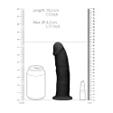 Silicone dildo without balls - 19,2 cm