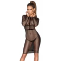 Siateczkowa sukienka Kleid Transparent