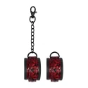 Luxury hand cuffs - burgundy