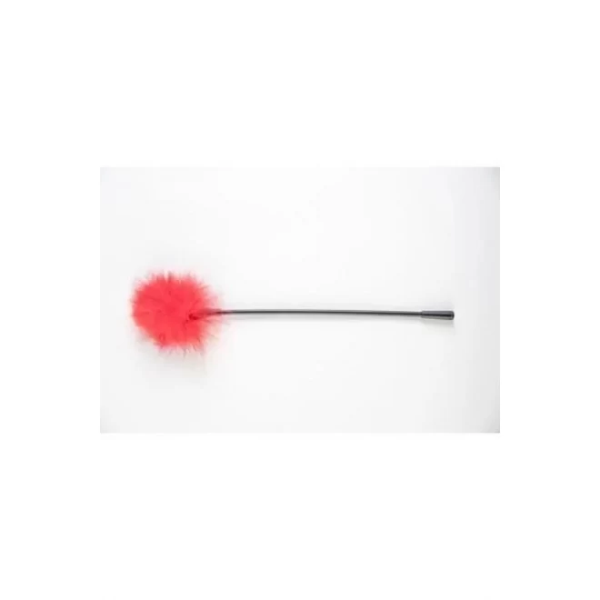 TOYFA Theatre tickler, plastic, feather, red