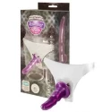 Replika członka na pasku Radiant Gems G-spot Vac-U-Lock