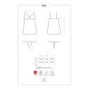 Shibu koszulka i stringi czarna s/m