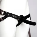 Uprząż strapon strap and bound denim, black-grey