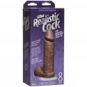 Realistyczne dildo z jądrami i przyssawką The Realistic Cock 8 (3 kolory)