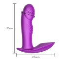 Stymulator-Silicone Panty Vibrator USB 7 Function / Heating / Impact function