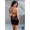 Bielizna-MIRELLA CHEMISE black L/XL - Casmir