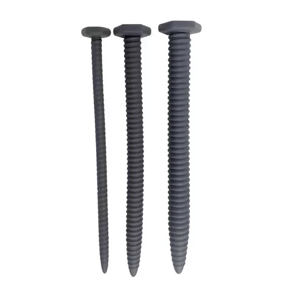 Screw you! - 3 pcs ribbed silicone sound set - black