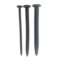 Screw you! - 3 pcs ribbed silicone sound set - black