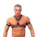 Y2k half harness - black - small