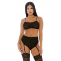 Lustful leopard cami lingerie set