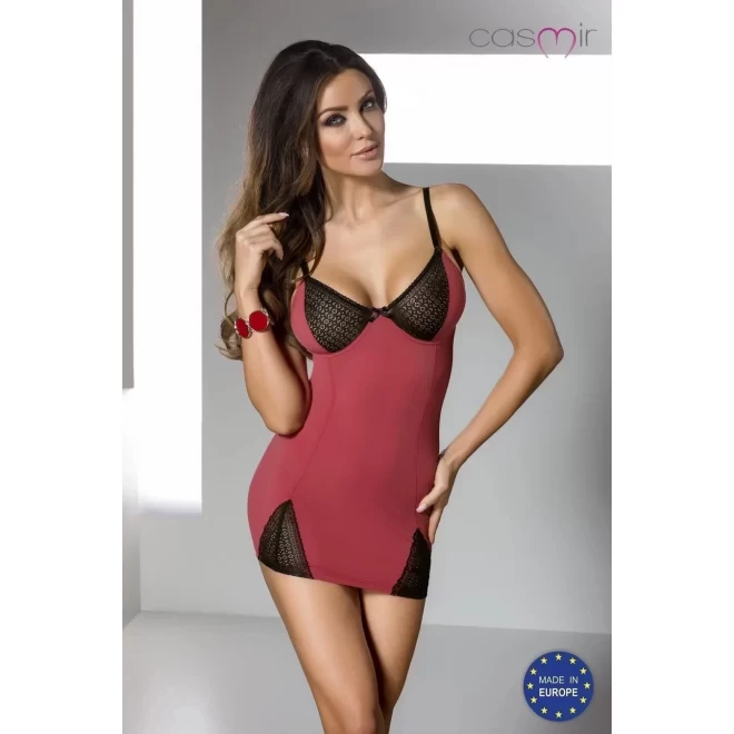 Bielizna-GILL CHEMISE red XXL/XXXL - Casmir