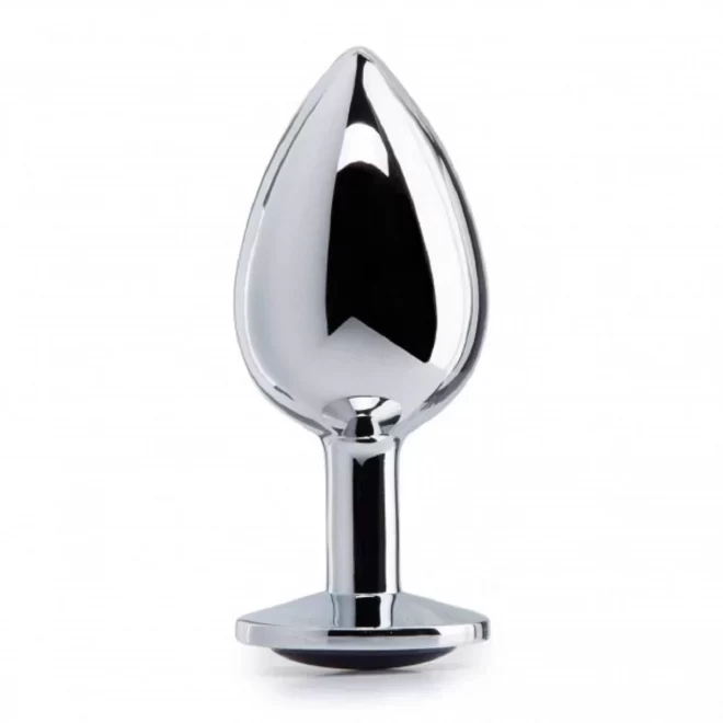 Diamond king large steel with pin stone 9,3 x 4,1 cm / 3,8 x 1,6 inch