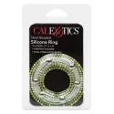 Steel Beaded Silicone Ring XL