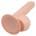 Realistyczne dildo z jądrami i przyssawką Rocket John